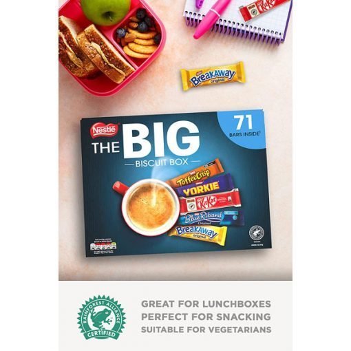 Nestle 1.4KG of Chocolate 71 x Chocolate Bars The Big Biscuit Box