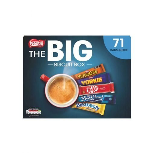 Nestle 1.4KG of Chocolate 71 x Chocolate Bars The Big Biscuit Box