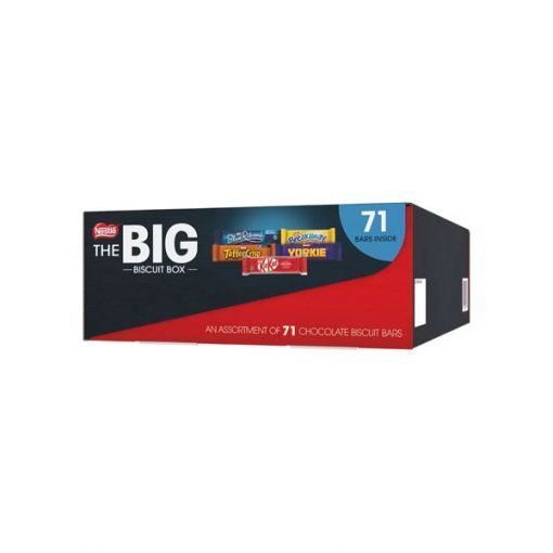 Nestle 1.4KG of Chocolate 71 x Chocolate Bars The Big Biscuit Box