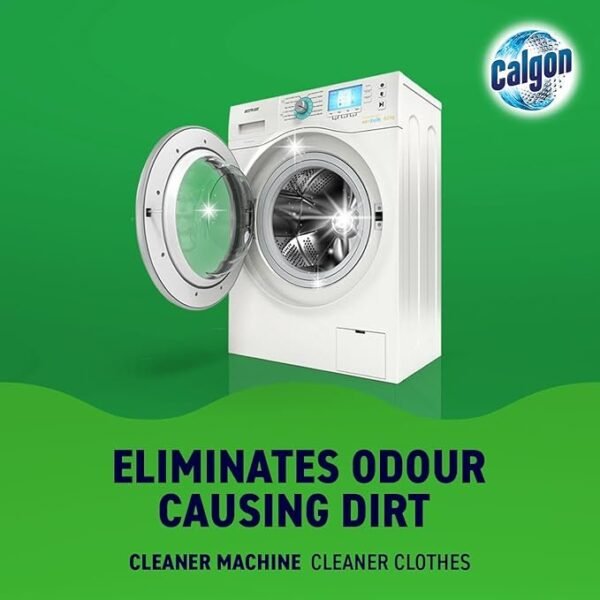Calgon Hygiene Plus Washing Machine Cleaner & Limescale Remover, Water Softener Tablets, Unscented , 65 Tablets, Pack of 1