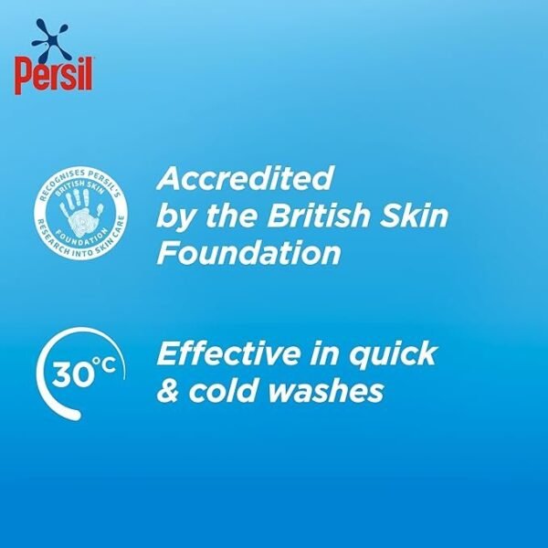 Persil Non Bio 3 in 1 Washing Capsules laundry capsules gentle next to sensitive skin for outstanding stain removal in quick & cold washes 60 washes