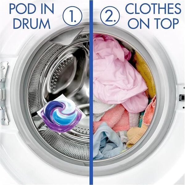 Bold Platinum PODS Washing Liquid Laundry Detergent Capsules 52 Washes, Cherry Blossom & Rose Water, Extra Stain Femoval, With Built-In Lenor Softener