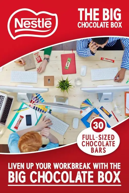 Nestlé 30x Chocolate Bars The Big Variety Box (1.3Kg)