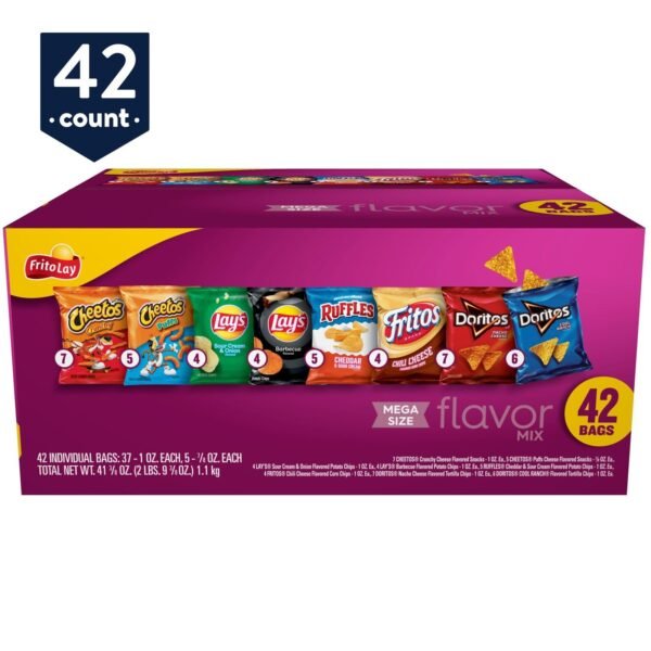 Frito-Lay Snacks Flavor Mix. 41.25 oz. 42 Count