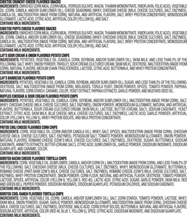 Frito-Lay Snacks Flavor Mix. 41.25 oz. 42 Count