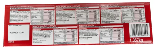 Nestlé Kitkat and Friends Big Biscuit Box | 69 x Chocolate Biscuit Bars – KitKat. Blue Riband. Toffee Crisp | Bulk Chocolate Box 1.357kg