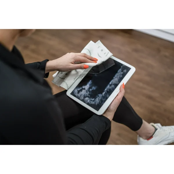 Scrub Daddy Streak-Free Dusting Cloths, Multi-Purpose for Glass, Kitchen, 4 Pack, Multicolor