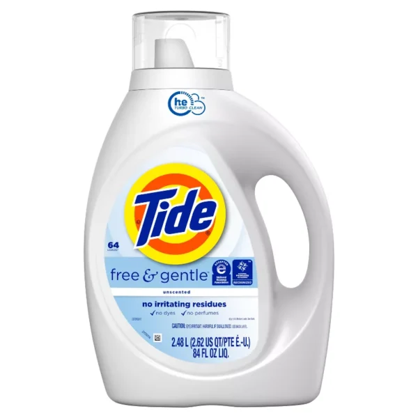 Tide Free & Gentle HE Compatible Liquid Laundry Detergent Soap