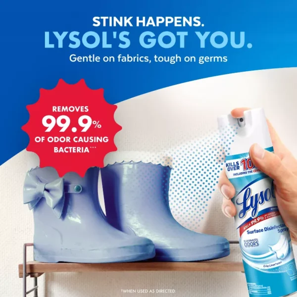 Lysol Crisp Linen Disinfectant Spray - 19oz/2ct