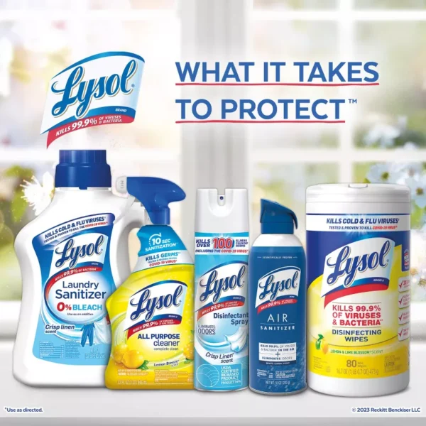 Lysol Crisp Linen Disinfectant Spray - 19oz/2ct