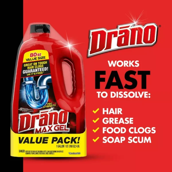Drano Max Gel Clog Remover