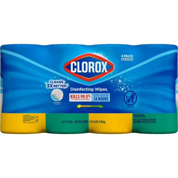 Clorox Disinfecting Wipes Value Pack - 300ct/4pk