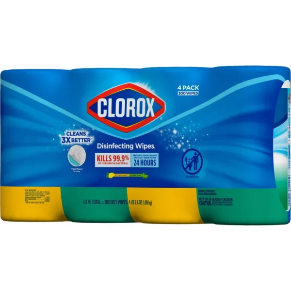 Clorox Disinfecting Wipes Value Pack - 300ct/4pk