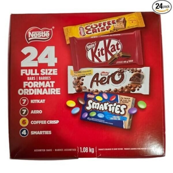 Nestle 24 barras de tamaño completo 38.10 oz