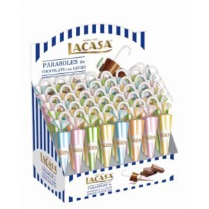 Lacasa Paraguas Chocolate Con Leche · 40 Uds.